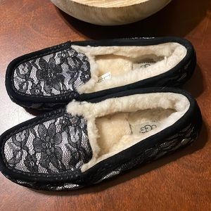 Like New UGG slippers with Lace